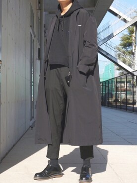 「DRESSEDUNDRESSED（ドレスドアンドレスド）のアイテム（ジャケット/アウター）」を使った、岡本 大護さん（メンズ・178cm）の秋コーディネート
