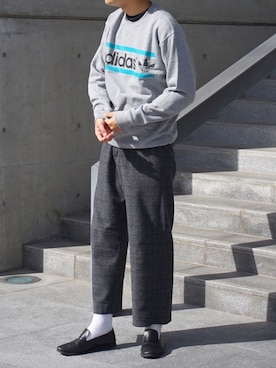 岡本 大護さん（メンズ・180cm）の秋コーディネート