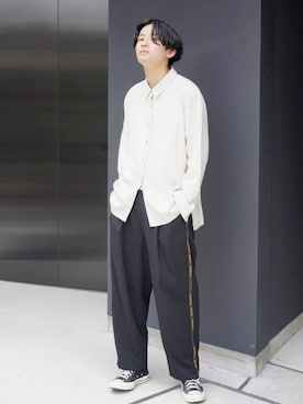 岡本 大護さん（メンズ・180cm）の春コーディネート