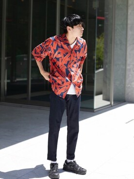岡本 大護さん(メンズ・180cm)の春コーディネート