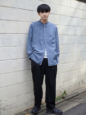 岡本 大護さん（メンズ・180cm）の夏コーディネート