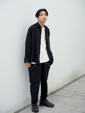 岡本 大護さん（メンズ・180cm）の夏コーディネート