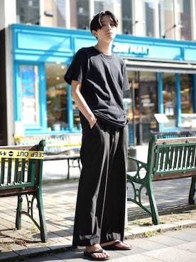 岡本 大護さん（メンズ・180cm）の夏コーディネート