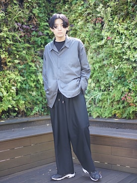 岡本 大護さん（メンズ・180cm）の秋コーディネート