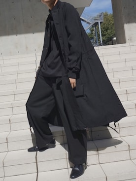 「HARUTA」｜「アイテム（その他アウター）」を使った、岡本 大護さん（メンズ・180cm）の冬コーディネート
