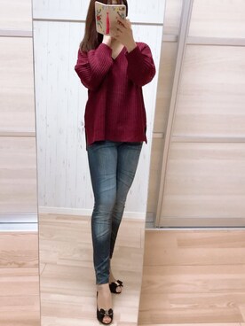 すずらんさん（レディース・159cm）の冬コーディネート