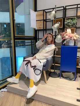 「a fadのアイテム」を使った、kirbykuoさん（レディース・165cm）の春コーディネート