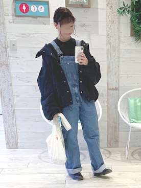 「kastane_ootd」｜「アイテム（ブルゾン）」を使った、Tane🌷さん（レディース・159cm）の春コーディネート