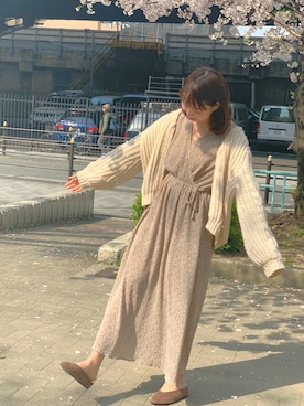 「アイテム（パンプス）」を使った、Tane🌷さん（レディース・159cm）の春コーディネート
