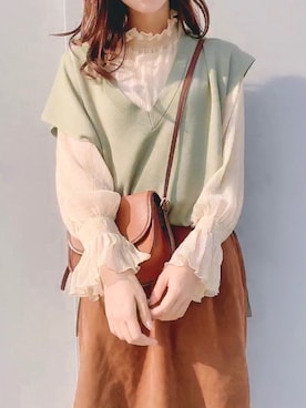 Tane🌷さん（レディース・159cm）の春コーディネート