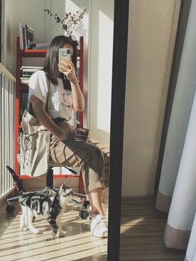 微博：蓓呗さんのコーディネート