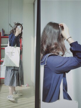 微博：蓓呗さんのコーディネート