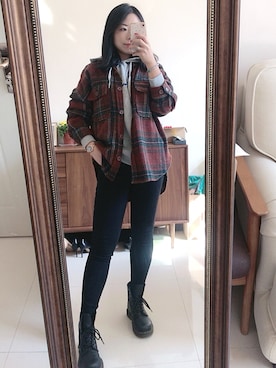 林霜さんのコーディネート