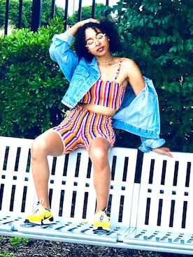 「boohoo」｜GoddessCCustomsさん（レディース・157cm）の夏コーディネート