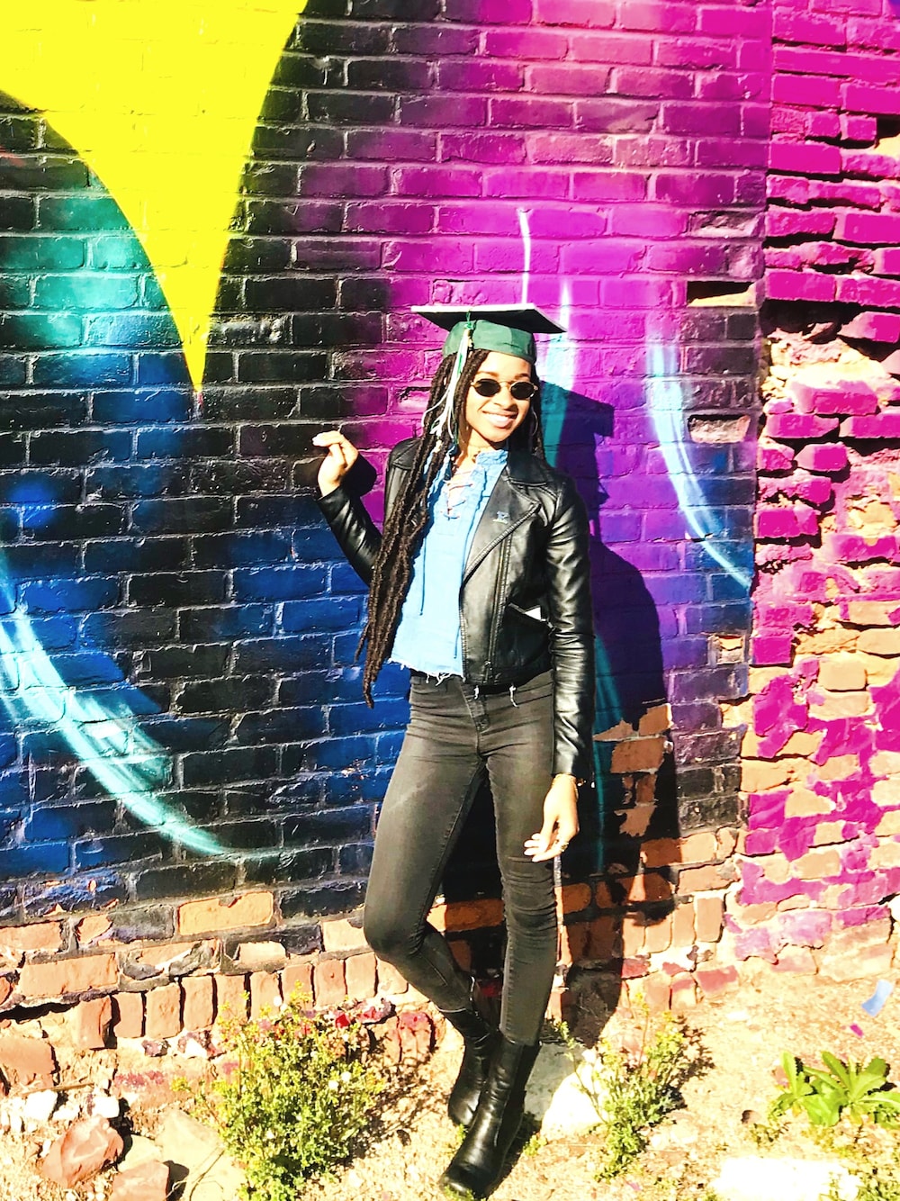 「streetstyle、darkdenim、leather、Graduate」｜「ALDOのアイテム（ブーツ、ブラック系）」を使った、GoddessCCustomsさん（レディース・157cm）の夏コーディネートの1枚目の写真