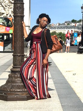 「stripes」｜「アイテム（ブーツ）」を使った、GoddessCCustomsさん（レディース・157cm）の夏コーディネート