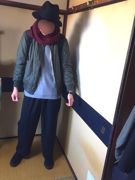「KIDS LOVE GAITE」｜「アイテム（ジャケット/アウター）」を使った、sho さん（メンズ・183cm）の冬コーディネート