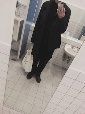 「Ground Y（グラウンドワイ）のアイテム（テーラードジャケット）」を使った、sho さん（メンズ・183cm）の秋コーディネート