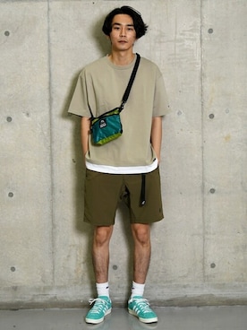 「シップス」｜「アイテム（スニーカー）」を使った、中山さん（メンズ・177cm）の冬コーディネート