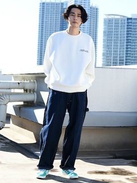 「SHIPS」｜中山さん（メンズ・177cm）の冬コーディネート