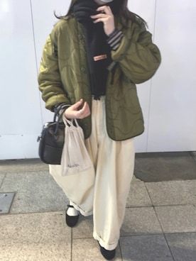 「SILVER BULLET（シルバーバレット）のアイテム」を使った、F⋓﻿-K△さん（レディース・167cm）の冬コーディネート