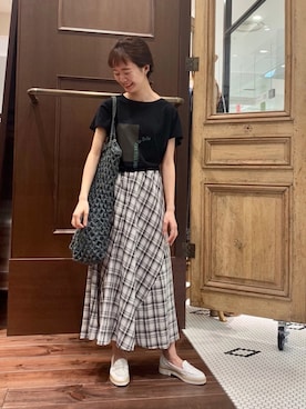 「アイテム（イヤリング（片耳用））」を使った、kazama.さん（レディース・160cm）の夏コーディネート