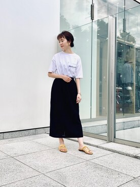 「rapiecage（ラピエサージュ）のアイテム（リング）」を使った、kazama.さん（レディース・160cm）の夏コーディネート