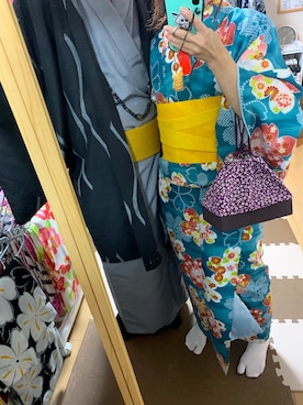 「着物」｜「アイテム（PC・スマホグッズ/家電）」を使った、ymcpwearさん（レディース・150cm）の秋コーディネート