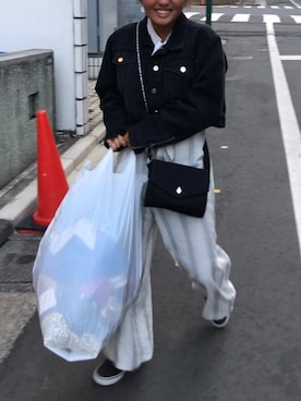 「VOLCOM（ボルコム）のアイテム（バッグ）」を使った、sarawakitsさん（レディース・151cm）の夏コーディネート