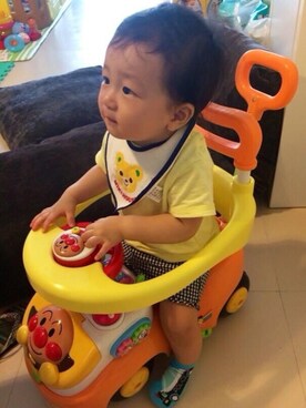 「babyGAP（babyGAP）のアイテム」を使った、🍄さん（キッズ・125cm）の春コーディネート