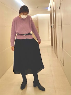 🍄さん（レディース・166cm）の冬コーディネート