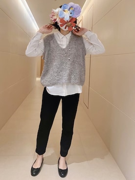 「G2000 （ジートゥサウザンド）のアイテム」を使った、Triga White  🍄さん（レディース・166cm）の冬コーディネート