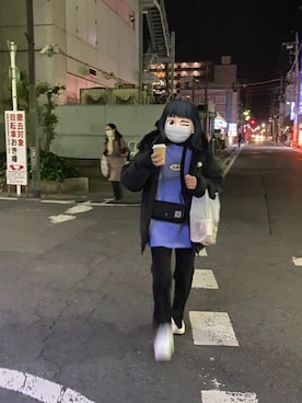 「carhartt」｜「アイテム（ダウンジャケット/コート）」を使った、mmkhre0718さん（レディース・162cm）の冬コーディネート