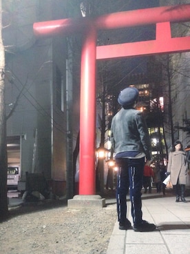 「アニオタ同盟」｜「アイテム（その他）」を使った、カオルさん（メンズ・165cm）の冬コーディネート