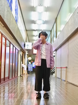 「アニオタ同盟」｜カオルさん（メンズ・165cm）の秋コーディネート