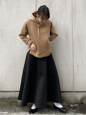 「スタッフセンバツ」｜「アイテム（バレエシューズ）」を使った、donobanstaffさん（レディース・161cm）の冬コーディネート