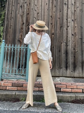 「DONOBAN（ドノバン）のアイテム」を使った、donobanstaffさん（レディース・161cm）の春コーディネート