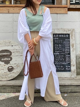 「DONOBAN（ドノバン）のアイテム」を使った、donobanstaffさん（レディース・161cm）の夏コーディネート