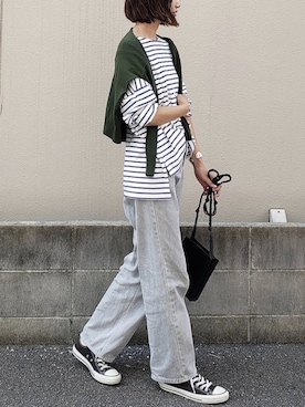 「DONOBAN（ドノバン）のアイテム」を使った、donobanstaffさん（レディース・161cm）の夏コーディネート