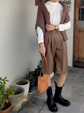 「サイドゴアブーツ」｜donobanstaffさん（レディース・161cm）の秋コーディネート