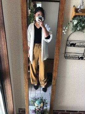 「Import & Select（インポートアンドセレクト）のアイテム（ジャケット/アウター）」を使った、Aco mamaさん（レディース・165cm）の春コーディネート