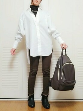 ブーツを使った 白黒茶 のレディース人気ファッションコーディネート Wear