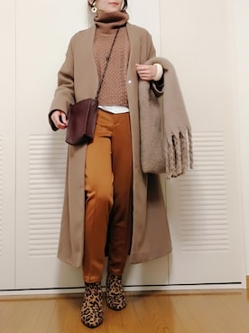 「CECIL McBEE（セシルマクビー）のアイテム（ブーティ）」を使った、KTさん（レディース・163cm）の冬コーディネート
