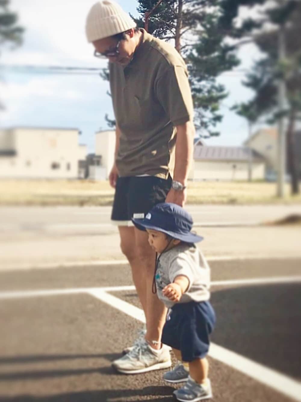 ゆきゆりTHE NORTH FACE メンズＭサイズ・キッズ　親子コーデ org.jpg