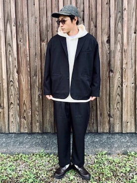 「ender products」｜「アイテム（ジャケット/アウター）」を使った、700さん（メンズ・180cm）の秋コーディネート