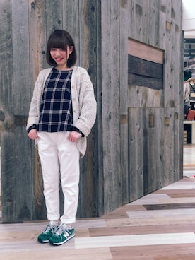 「SUN VALLEY（サンバレー）のアイテム」を使った、FIRSTビバシティ店さん（レディース・156cm）の冬コーディネート