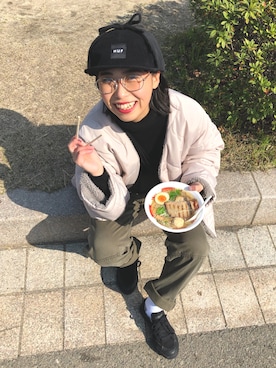 「KNOW WAVE（ノウ ウェイブ）のアイテム」を使った、anrichさん（レディース・160cm）の夏コーディネート