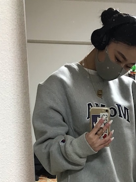 「beats. by dr.dre（ビーツバイドクタードレ）のアイテム」を使った、anrichさん（レディース・159cm）の冬コーディネート