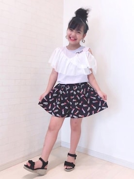 ERENAさん（キッズ・125cm）の夏コーディネート