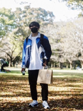 「Jordan（ジョーダン）のアイテム（パンツ）」を使った、shun さん（メンズ・173cm）の秋コーディネート